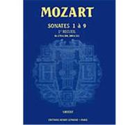 Mozart - Sonates Vol.1 Nos 1 À 9 Urtext - Piano