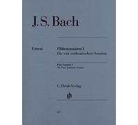 BACH J.S. - FLUTE SONATAS, VOLUME I (THE FOUR AUTHENTIC SONATAS - WITH VIOLONCELLO PART)