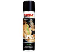 SONAX PROFILINE Leather care foam (400 ml) mousse nettoyante et nourrissante pour cuir lisse automobile avec cire de carnauba et d'abeille | Réf: 02893000