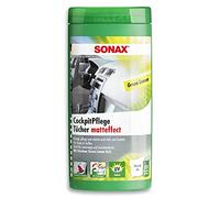 Sonax 04128000 Cockpit Lingettes apaisantes mattef Purr-FECT Green Lemon Boîte, Lot de 25