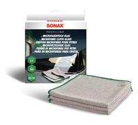 SONAX Chiffon microfibre vitres – 3 pièces – très absorbant, non pelucheux, sans traces