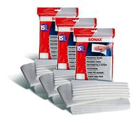 SONAX 3 x 04222000 Serviettes Non-tissé Chiffon de Polissage Vernis Entretien Lot de 15