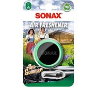 SONAX Air freshener AlmSommer (1 pièce) Parfum Frais aux Herbes de Montagne pour Une expérience olfactive Intense et Durable | Réf: 03620410
