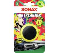 SONAX Air Freshener LemonRocks (1 pièce) apporte un parfum de citron frais et acidulé à l'intérieur du véhicule | Réf: 03650410