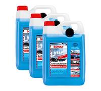 SONAX Antigel et transparent prêt à l'emploi jusqu'à -20 °C 3 x 5 l