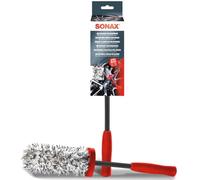 SONAX Brosse à jantes en microfibre (1 pièce) | Brosse jantes microfibre avec long manche pour nettoyer en profondeur sans rayer les surfaces sensibles.