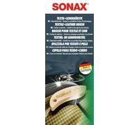 SONAX Brosse pour Textile et Cuir (1 pièce) Brosse Ergonomique avec Poils Souples pour Nettoyage à Sec ou avec Produit nettoyant | Réf: 04167410