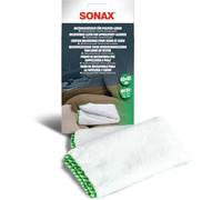 SONAX Chiffon Microfibre pour Tissus et Cuirs (1 pièce) pour Nettoyage Surfaces rembourrées Textiles et Cuirs | Réf: 04168000