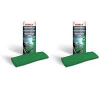 SONAX Chiffon Microfibre vitres+intérieur (1 pièce) pour Un Nettoyage sans Traces | Réf: 04984000 (Lot de 2)