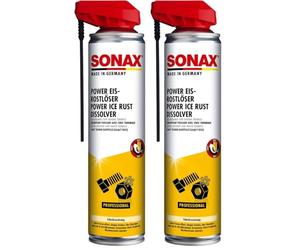 SONAX Dégrippant puissant avec choc thermique (400 ml) causé par le refroidissement permet de desserrer les pièces grippées | Réf: 04723000 (Lot de 2)