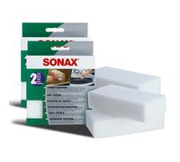 SONAX Effaceur De Saletés, 4 Pièces Éponge Spéciale, Détachant & Polisseur