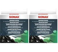 SONAX Eponge d'application pour Plastiques (1 pièce) pour Nettoyer et appliquer des proudits d'entretien à l'intérieur des véhicules | Réf: 04172000 (Lot de 2)