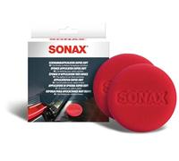 SONAX Éponge d'application très Douce (2 pièces) | Éponge d’application ultra douce pour cire et soin auto, précise, lavable et réutilisable.