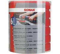 SONAX Eponge de polissage Pour le polissage mécanique dur, rouge, Sch