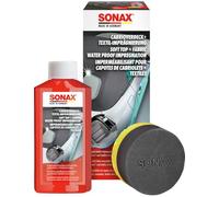 SONAX Imperméabilisant pour capotes de cabriolets+Textiles (2 pièces) | Imperméabilisant pour capotes et textiles auto avec effet hydrofuge durable et protection anti-salissures.