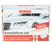 SONAX Kit anti-rayures pur la peinture (1 kit complet) pour l'élimination manuelle et économique des rayures, éraflures ou traces de peinture localisées | Réf: 03058410