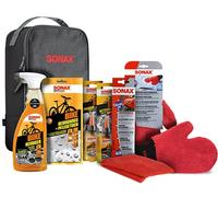 SONAX Kit vélo avec sac pour nettoyer complètement chaque vélo pour un look propre en été | Réf. article 07687000
