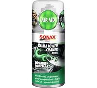 SONAX KlimaPowerCleaner AirAid Orange + Rosemary (100 ml) nettoyant de climatisation assure rapidement et facilement une hygiène de l'air longue durée dans la voiture | Numéro d'article 03230000
