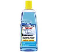 SONAX Lave glace antigel concentré (1 litres) convient pour les gicleurs en éventail avec parfum citron | Réf: 03323000