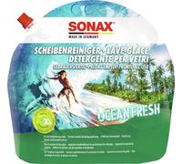 SONAX Lave-Glace Ocean-Fresh prêt-à-l'emploi (3 litres) nettoyant pour Le système de Lave-Glace en été | Réf: 03884410