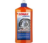 SONAX Le gel XTREME TYREGLOSS (500 ml) donne à tous les types de pneus un aspect mouillé ultime et noir | Numéro d'article 02352410-544