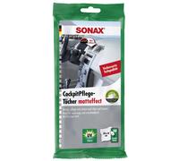 SONAX Lingettes De Soins Pour Cockpit Effet Mat Intérieur Lingettes Humides