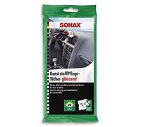 Sonax Lingettes pour plastiques – Nettoient & entretiennent vinyle, bois, caoutchouc – 10 pièces