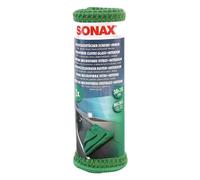 SONAX Lot De 2 Chiffons Microfibre Antistatique Vert Pour Intérieur