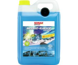 Sonax Lot de 2 x 5 l Nettoyant vitres concentré antigel, pour le nettoyage des vitres et des phares, parfum citron, jusqu'à -30 °