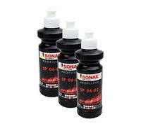 SONAX Lot de 3 flacons de pâte abrasive Profiline SP 06-02 03201410 sans silicone 250 ml