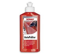 SONAX Lustrant peinture (250 ml) avec cire de Carnauba pour lisser, polir et protéger les peintures neuves ou légèrement altérées | Réf: 03001000