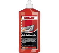 Sonax Polish Et Cire Color Rouge Vernis Brillant Cire de Carnauba 500 ML