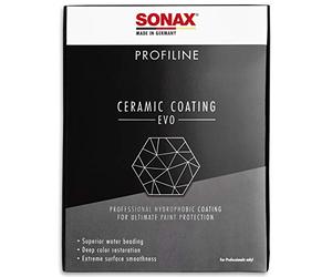 SONAX PROFILINE Ceramic Coating CC Evo Kit Complet pour scellage céramique longue durée des vernis avec BaseCoat et GlossCoat | Réf: 02379410