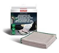 SONAX Chiffon microfibre vitres – 3 pièces – très absorbant, non pelucheux, sans traces