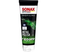 SONAX Profiline MetalPolish 02041410 Polish pour métaux (250 ml) pour toutes les surfaces métalliques pour plus de brillance et de fraîcheur