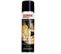 Sonax PROFILINE Mousse cuir lisse – Nettoyante & nourrissante – Cire carnauba & d'abeille – 400 ml