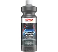 SONAX PROFILINE MultiClean alkaline (1 litre) | Pré-nettoyant alcalin puissant pour auto et camion, dissout insectes et dépôts tenaces.