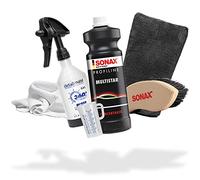 Sonax ProfiLine MultiStar Nettoyant universel pour l'intérieur avec brosse textile et cuir + verre doseur + flacon pulvérisateur de 0,5l + gant de précision + éponge anti-insectes + chiffon microfibre