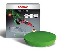 SONAX Pad de Polissage intermédiaire 150 (1 pièce) éponge moyennement Dure à Pores Ouverts pour Le Polissage mécanique avec des polisseuses rotatives | Réf: 04985410