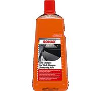 SONAX Shampoing auto concentré (2 litres) | Shampooing auto concentré 2 L sans phosphate pour un lavage rapide, efficace et respectueux de la peinture.