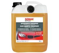 SONAX Shampoing auto concentré (5 litres) nettoie efficacement et rapidement toutes les surfaces en éliminant les salissures | Réf: 03145000