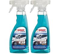 SONAX Xtreme Nettoyant pour Vitres (500 ML) Nettoyage Rapide, Simple et sans résidus grâce à l'utilisation d'eau déminéralisée | Réf: 02382410 (Lot de 2)