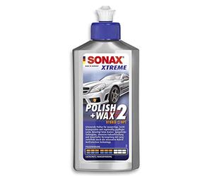 SONAX XTREME Polish+Cire 2 (250 ml) | Polish auto doux avec cire, enlève micro-rayures, brillance miroir, effet déperlant, application main ou machine.