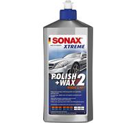 SONAX XTREME Polish+Cire 2 (500 ml) | Polish cire moyennement abrasif pour petites rayures, brillance profonde et protection déperlante durable.