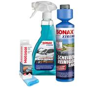 SONAX XTREME Verre transparent édition spéciale Miami Race (1 litre) pour éliminer les saletés sur les vitres et pour une surface en verre mieux mouillée | N° d'article 02383410