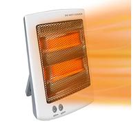 SONBION Radiateur Infrarouge, 800W Radiateur Halogène avec 2 Chaleur Réglages, Électrique Quartz Radiateurs pour Accueil Chambre Bureau Salon Appartement Garage, Calmer et Meugler Énergie