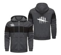 SONCIP Zippée Homme Dead Day.Lig-ht, Manches Longues Sweatshirts, Unisexe Casual Printemps Automne Hiver, à Capuche(Multicolor 5,L)