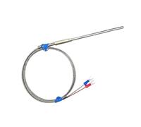 Sonde à 1100 degrés, Type PT100/K, non mis à la terre, 1mm, 2mm, 3mm, 5mm, contrôleur, capteur de température à Thermocouple gainé