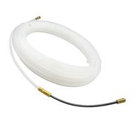 Sonde à passe-câbles professionnelle, sonde de tireur de câbles, sonde passe-fil, longue de 10 mètres, 15 mètres, 25 mètres (4 mm x 15 m)