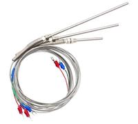 Sonde à ressort de compression thermocouple M8 type KJ PT100, capteur de température 0-400 ℃, 1 pièce(1m Type J,200mm)